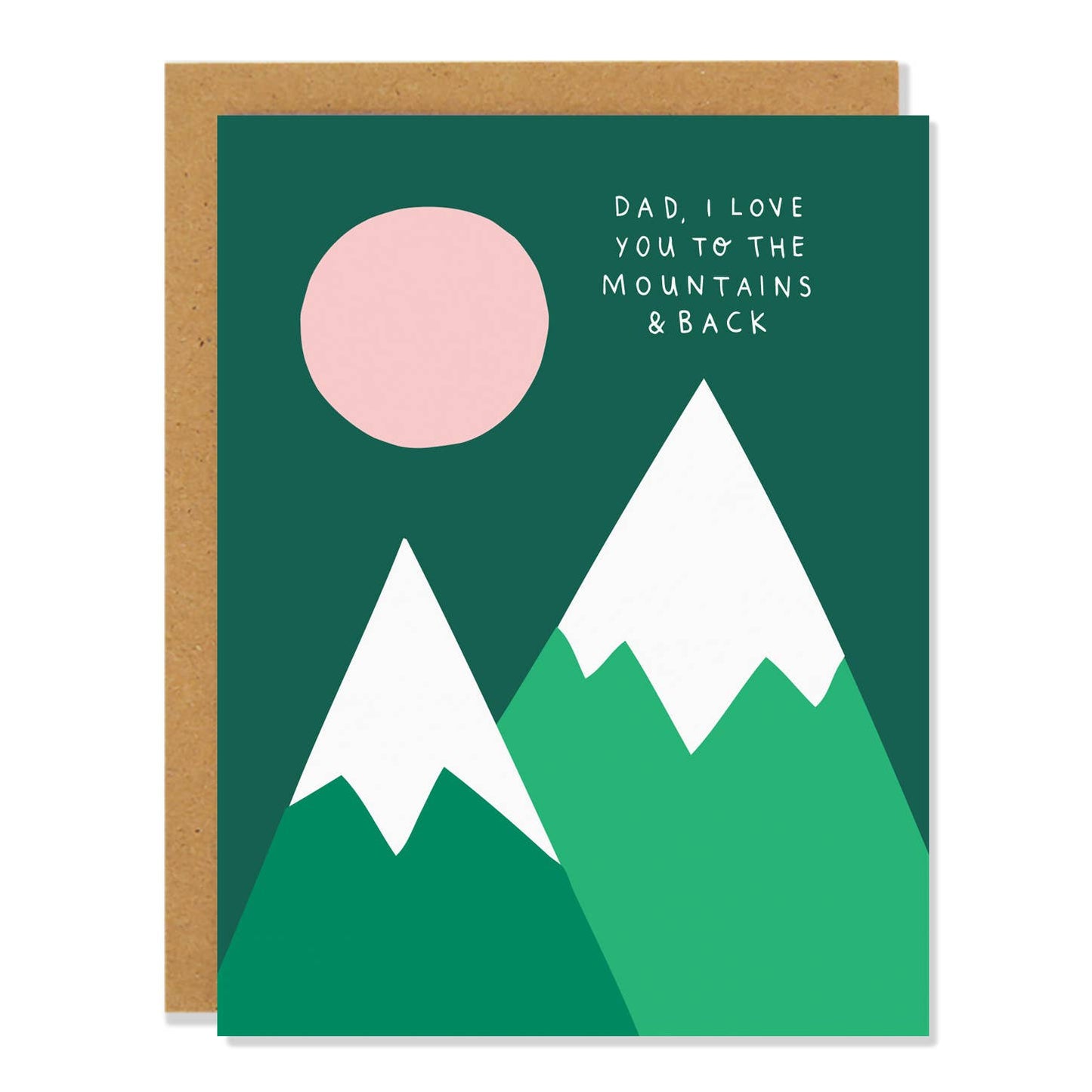 Badger & Burke - Father's Day Mountains - Greeting Card