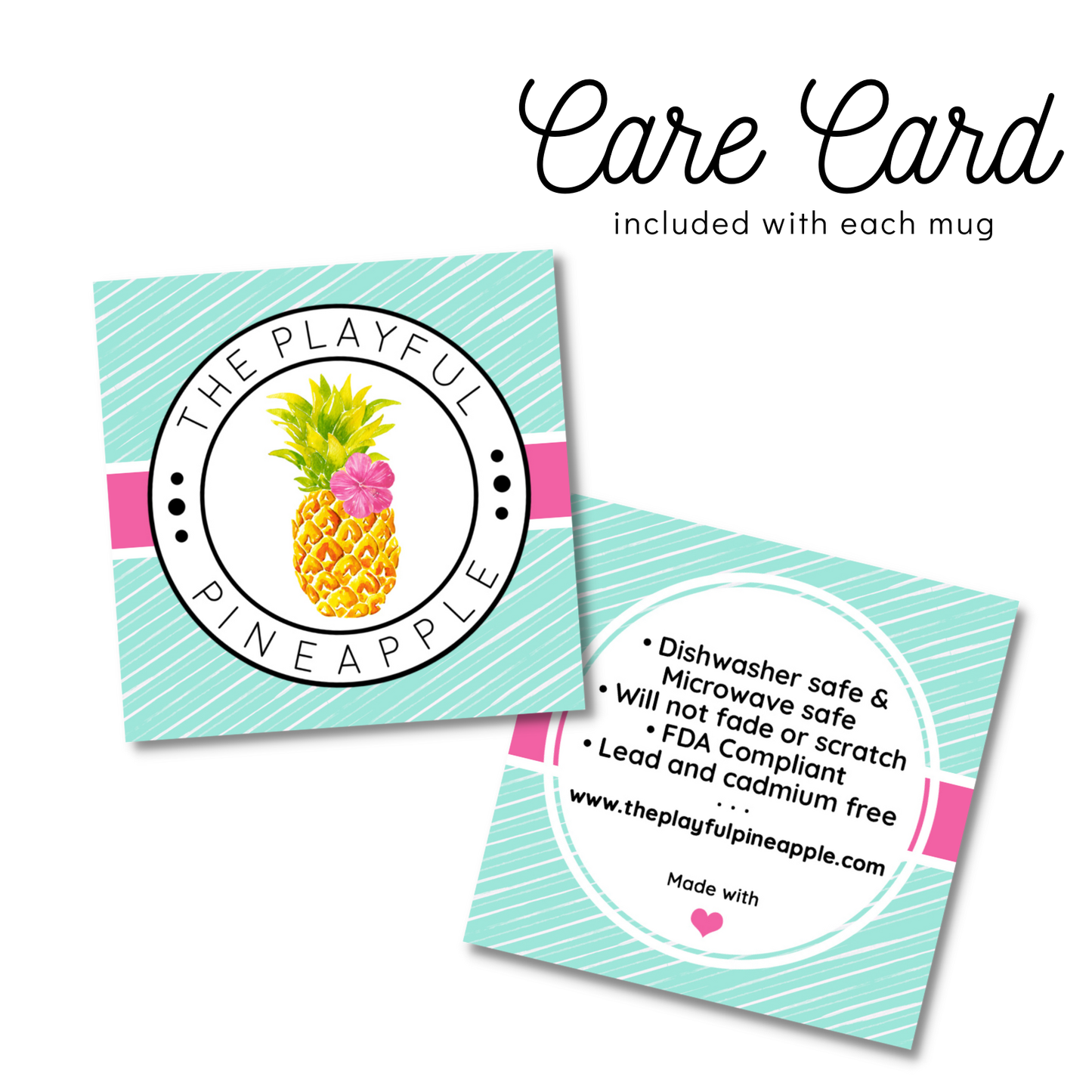 The Playful Pineapple - MRS / MR mugs
