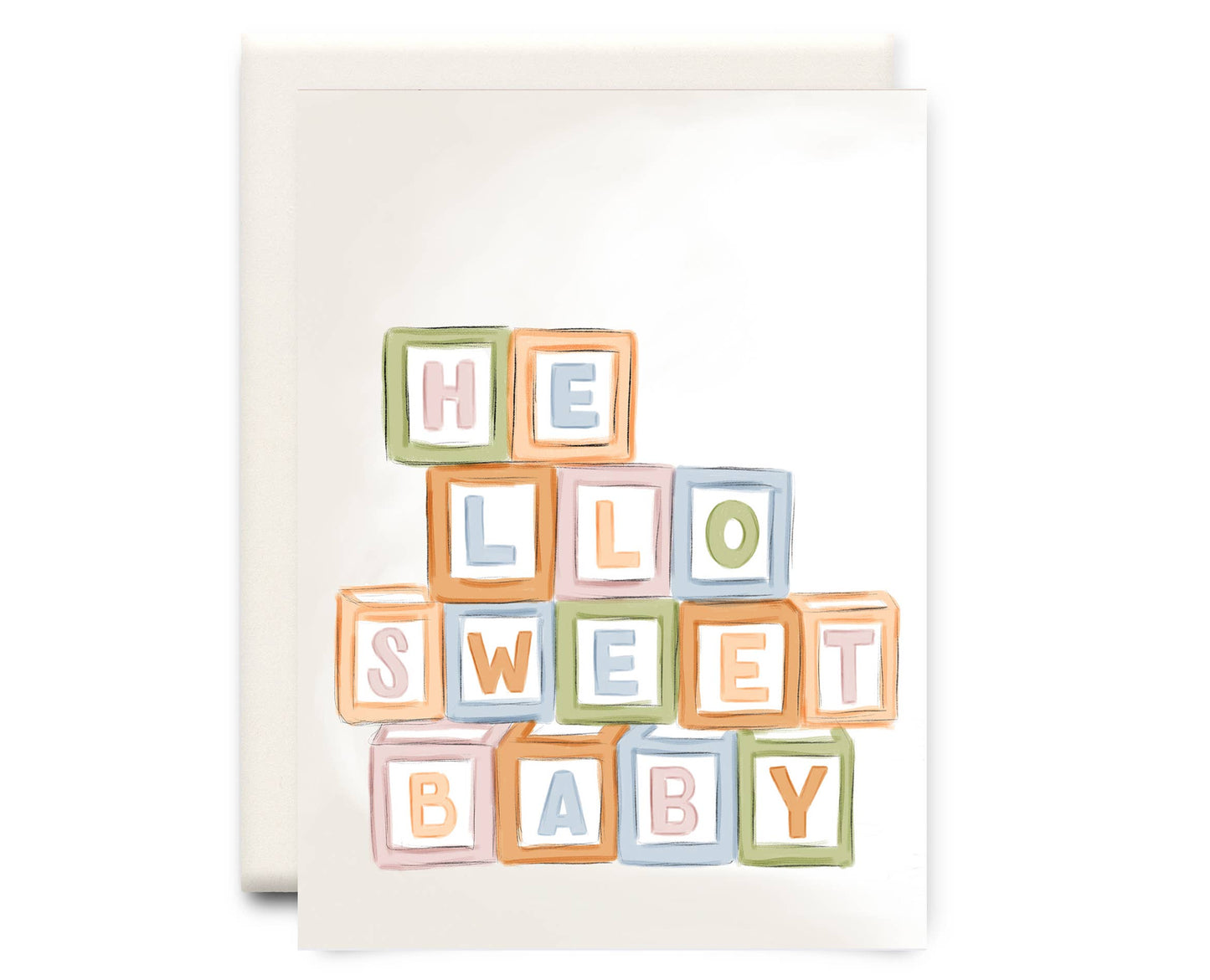 Inkwell Cards - Hello Sweet Baby | Baby Greeting Card