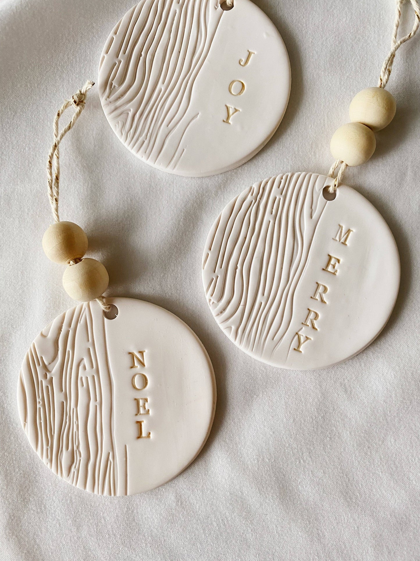 Hand Made Polymer Clay Tree Ornaments