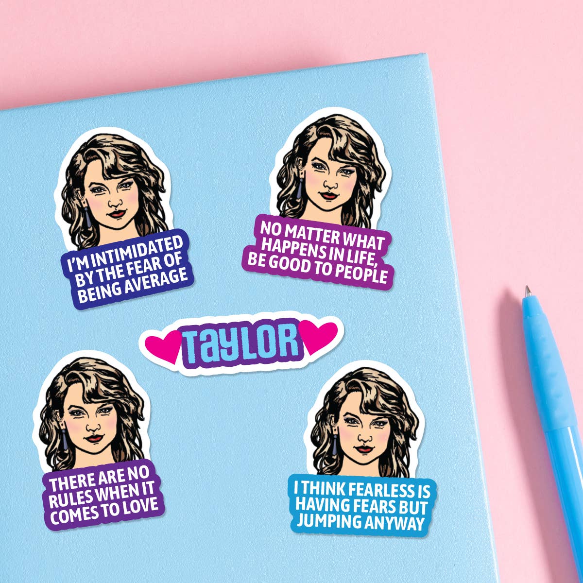 Design Corner - Taylor Swift Quotes Vinyl Sticker Sheet