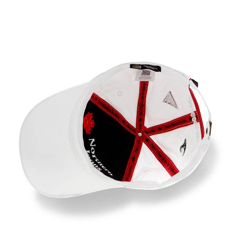 Northern Icons Creations INC - Canada Icons All-Over Embroidery Cotton Cap: Black