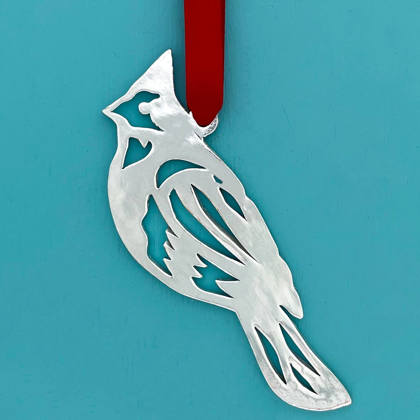 Basic Spirit - Cardinal Pewter Window Ornament