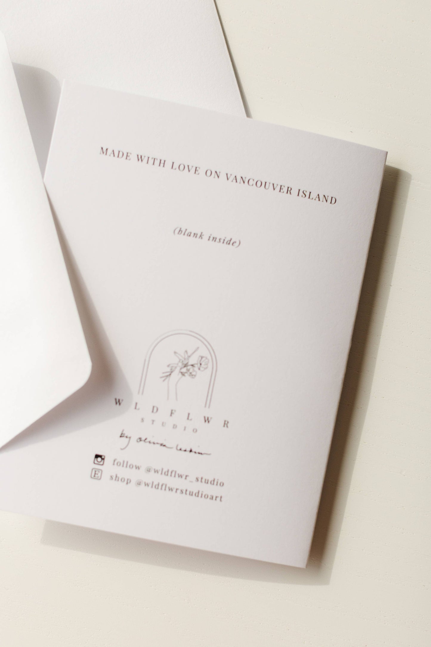 WLDFLWR Studio - Duck Blank Greeting Card