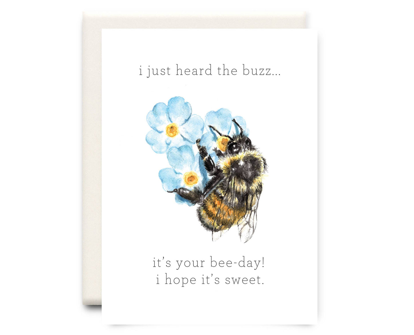 Inkwell Cards - Heard the Buzz | Birthday Greeting Card