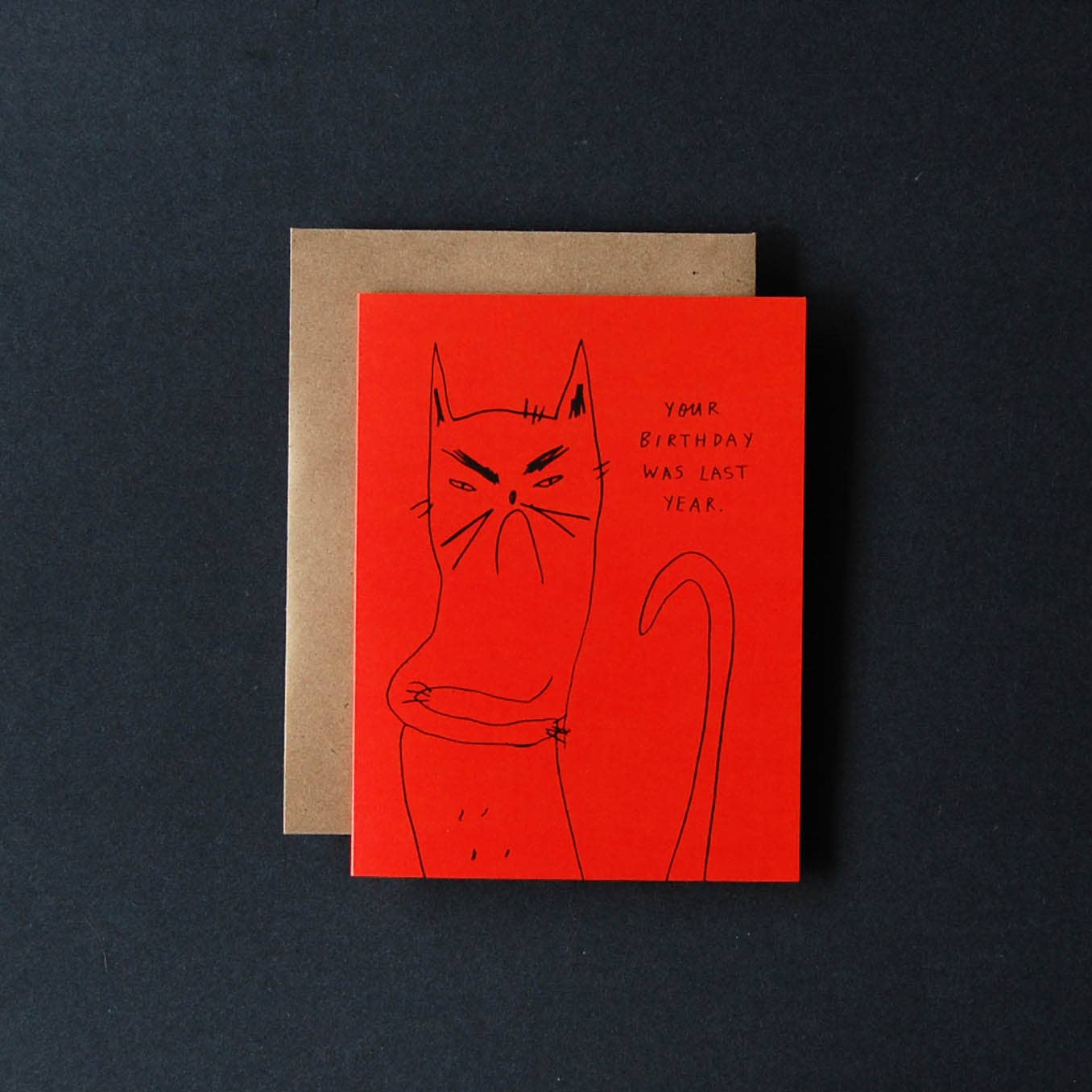 Badger & Burke - Bitter Kitty - Birthday Greeting Card