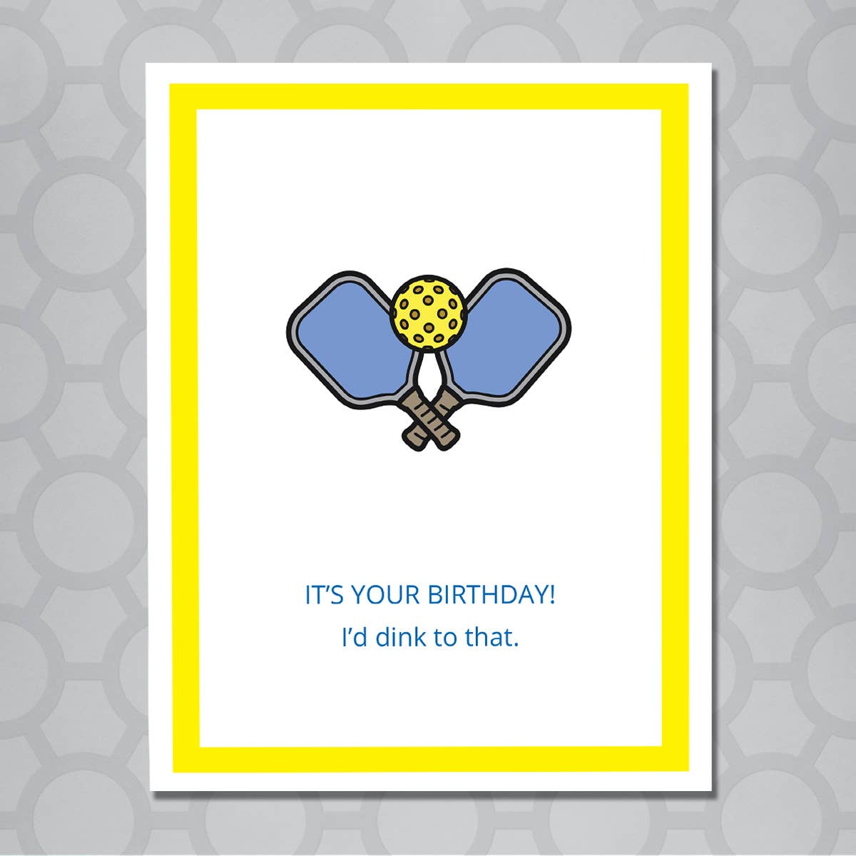 Design Corner - Pickleball Birthday Card