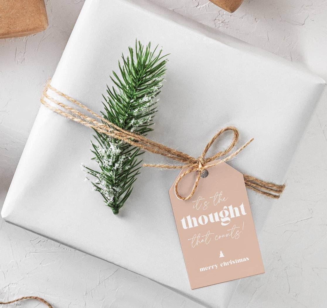 Creativien Studio - It's the thought that counts Gift Tags: Plain Tags