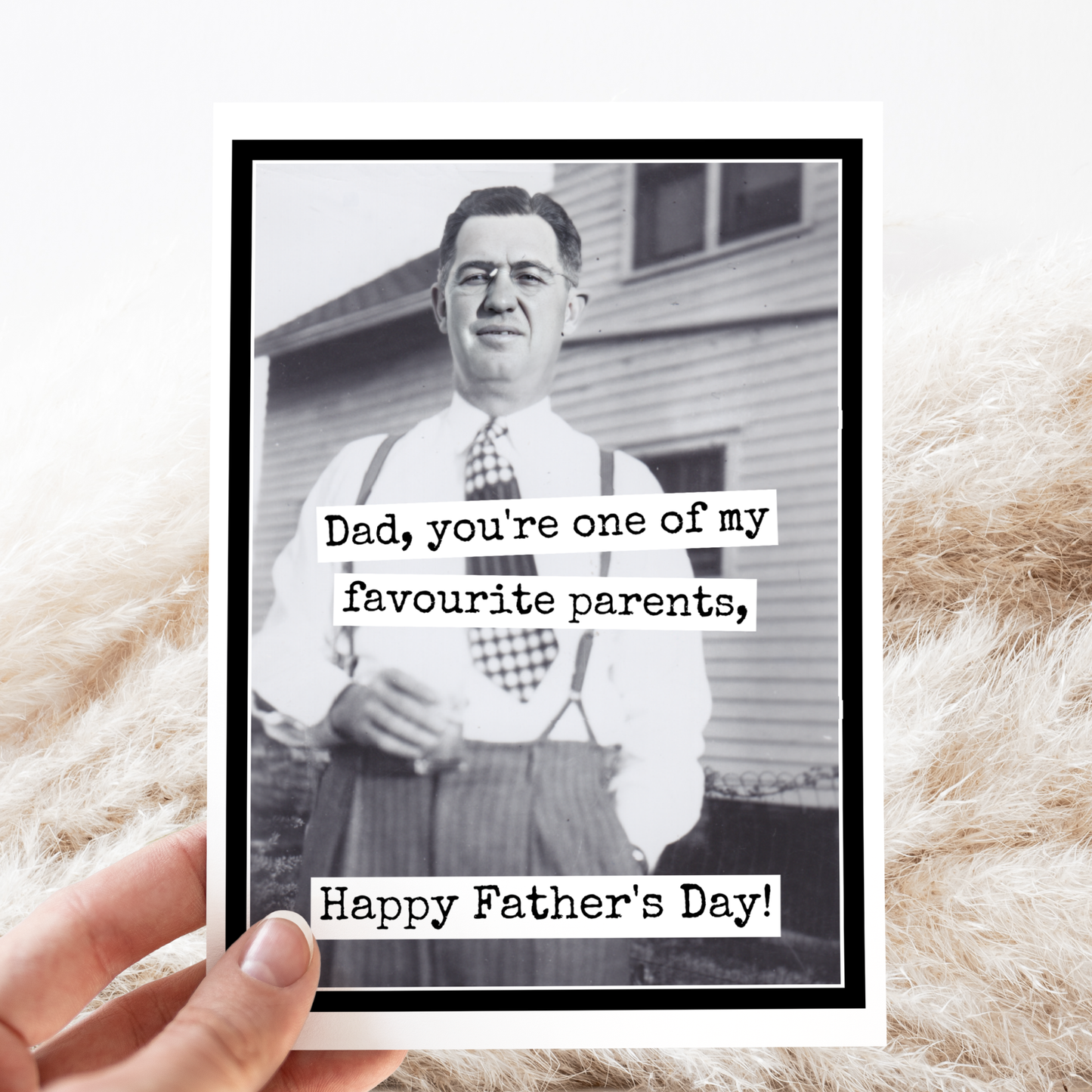 Raven's Rest Studio - Father's Day Card. Dad, You're One Of My Favourite Parents.