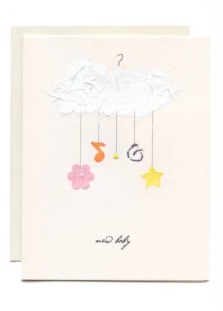FLAUNT HANDMADE CORRESPONDENCES - "Congratulations" Baby Mobile
