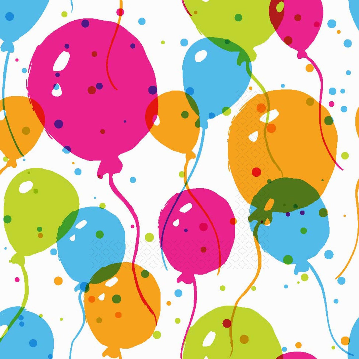 Twilight Collection - Splash Balloons Cocktail Napkin