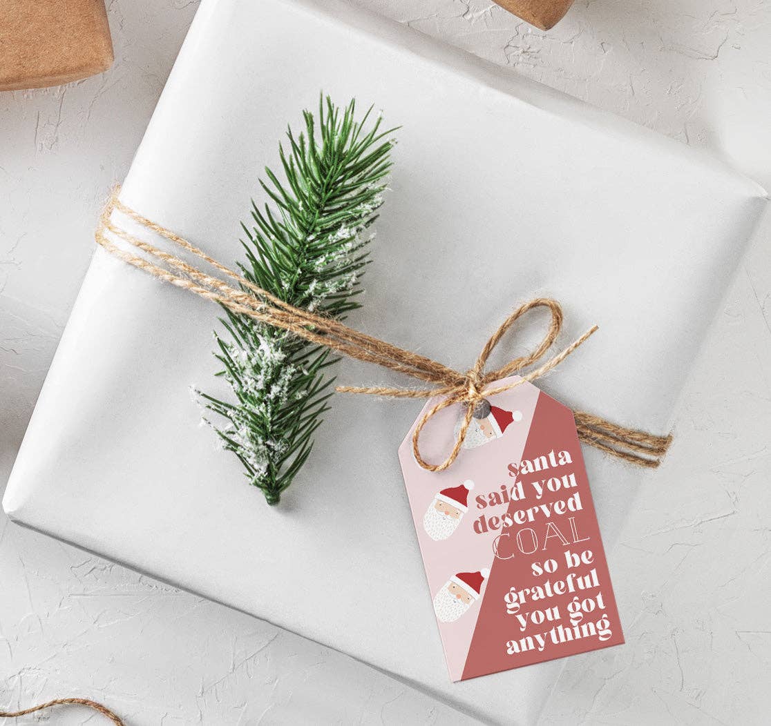 Creativien Studio - Santa said Gift Tags: Plain Tags