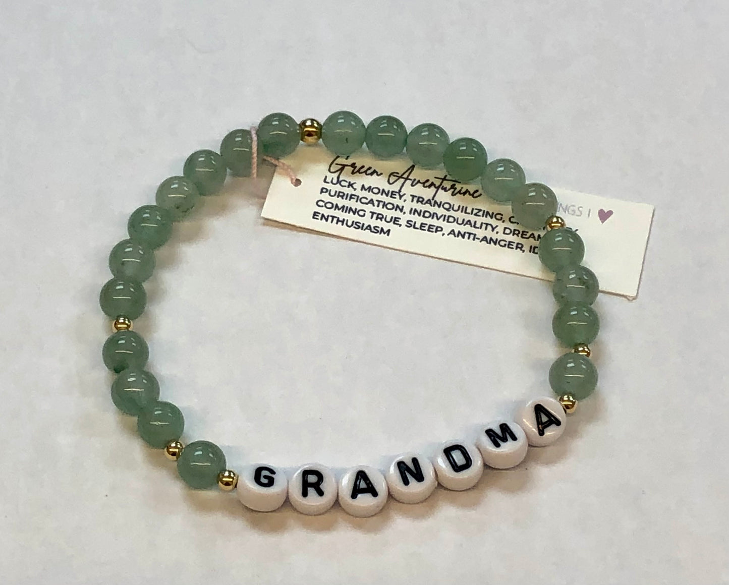 All Things I <3 - 'Grandma' lettered bracelet