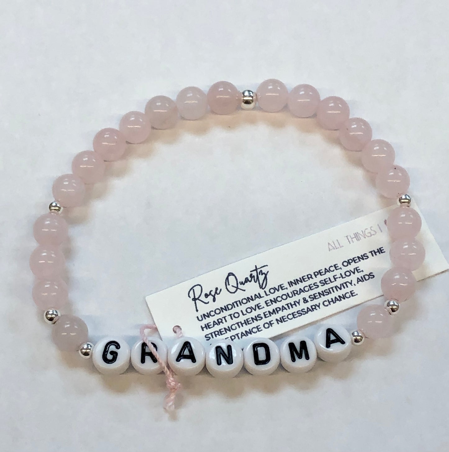 All Things I <3 - 'Grandma' lettered bracelet