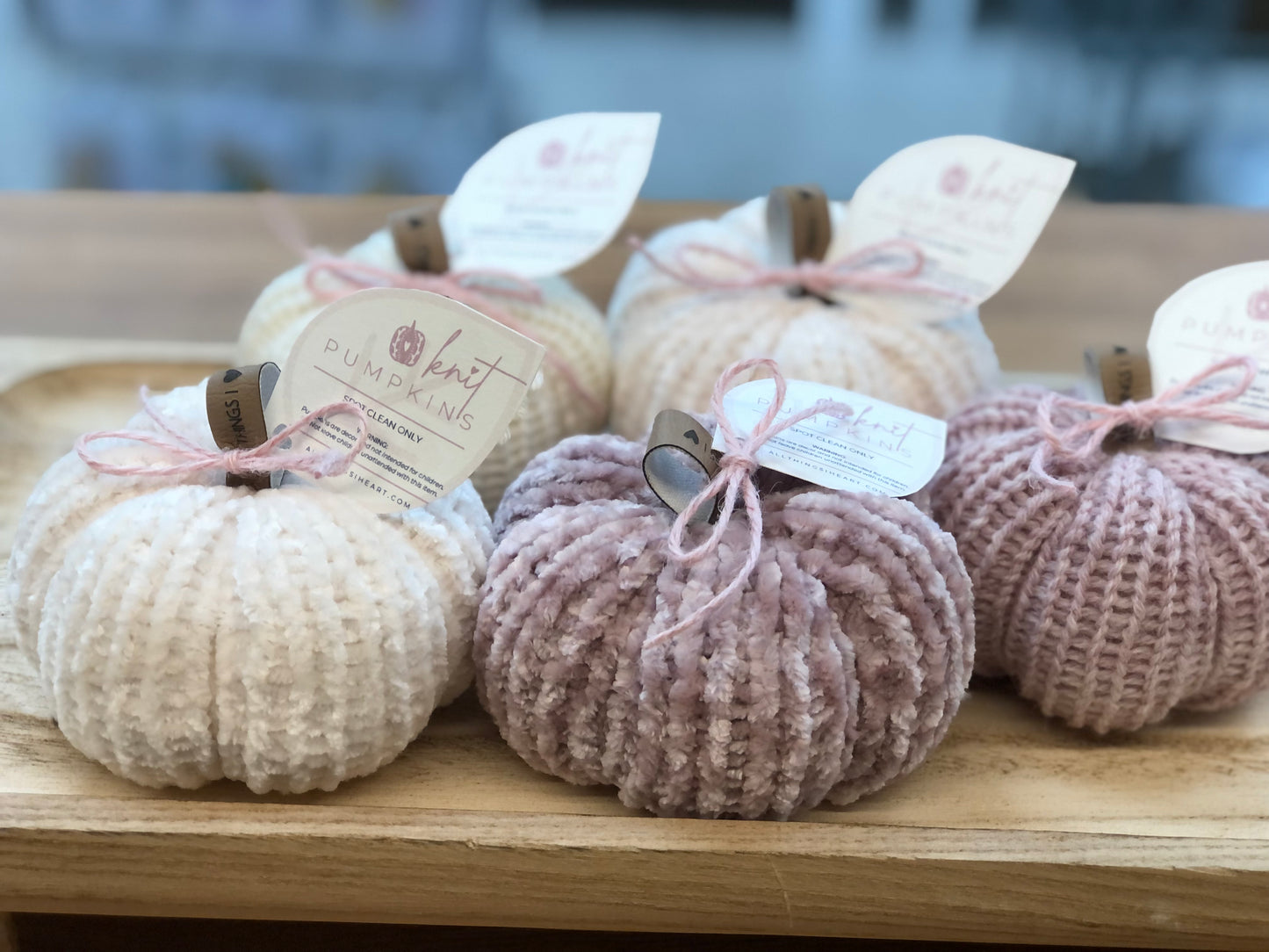 All Things I Heart- knitted Pumpkins