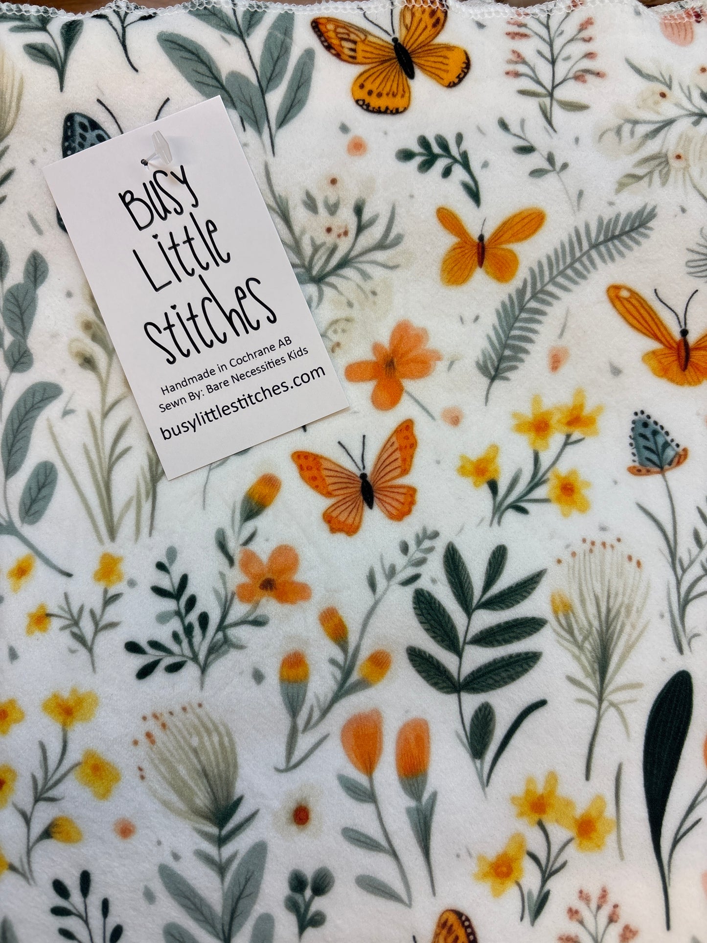 Busy Little Stitches- Butterfly Wildflower