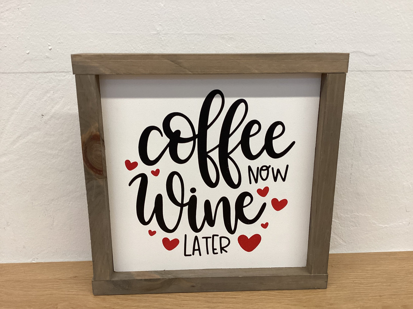 Paper & Sunshine - Square wooden sign-various- Sm