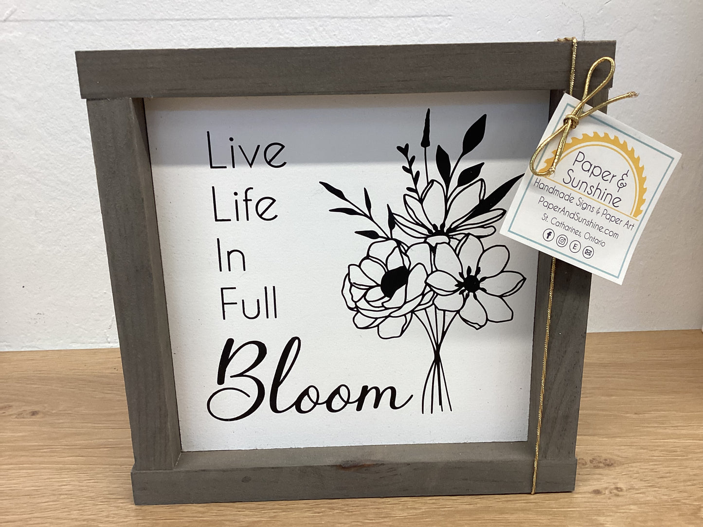 Paper & Sunshine- mini 8.5" Signs