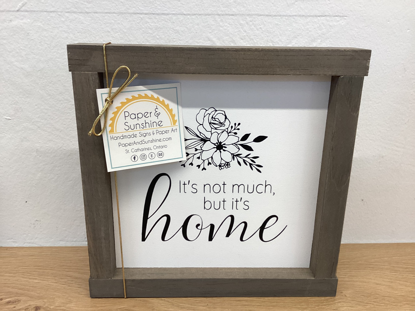 Paper & Sunshine- mini 8.5" Signs