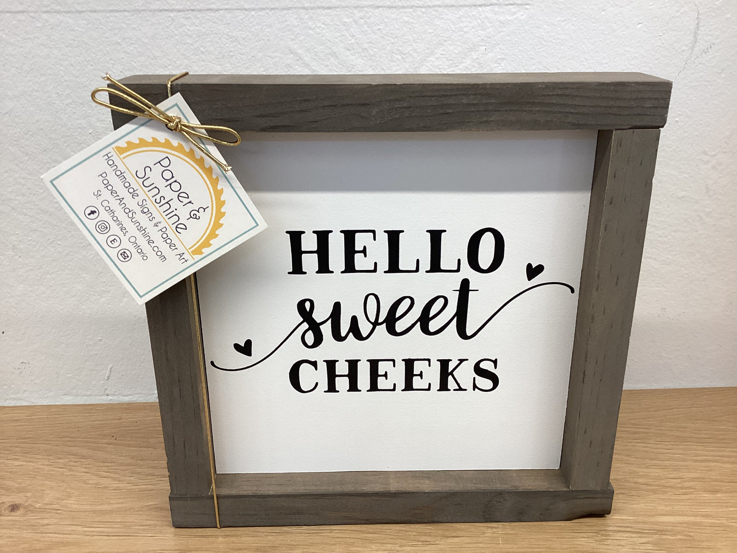 Paper & Sunshine- mini 8.5" Signs