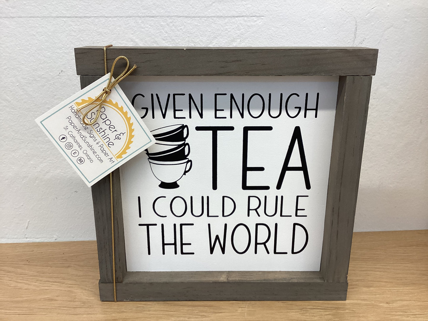 Paper & Sunshine- mini 8.5" Signs