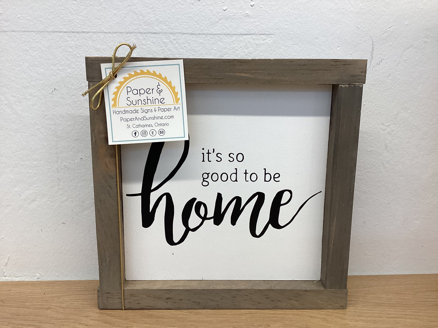 Paper & Sunshine- mini 8.5" Signs