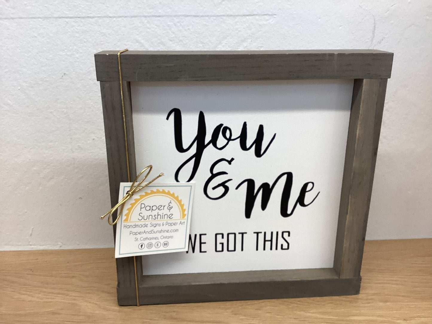 Paper & Sunshine- mini 8.5" Signs