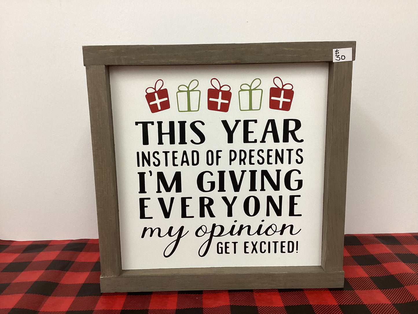 Christmas - Paper & Sunshine- Wooden Signs