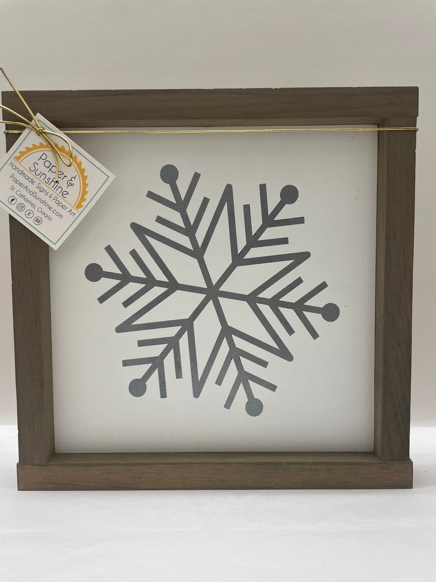 Christmas - Paper & Sunshine- Wooden Signs