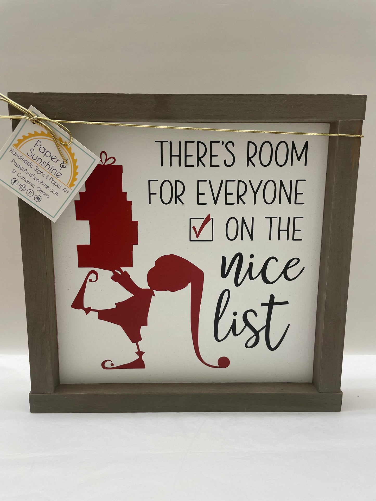 Christmas - Paper & Sunshine- Wooden Signs
