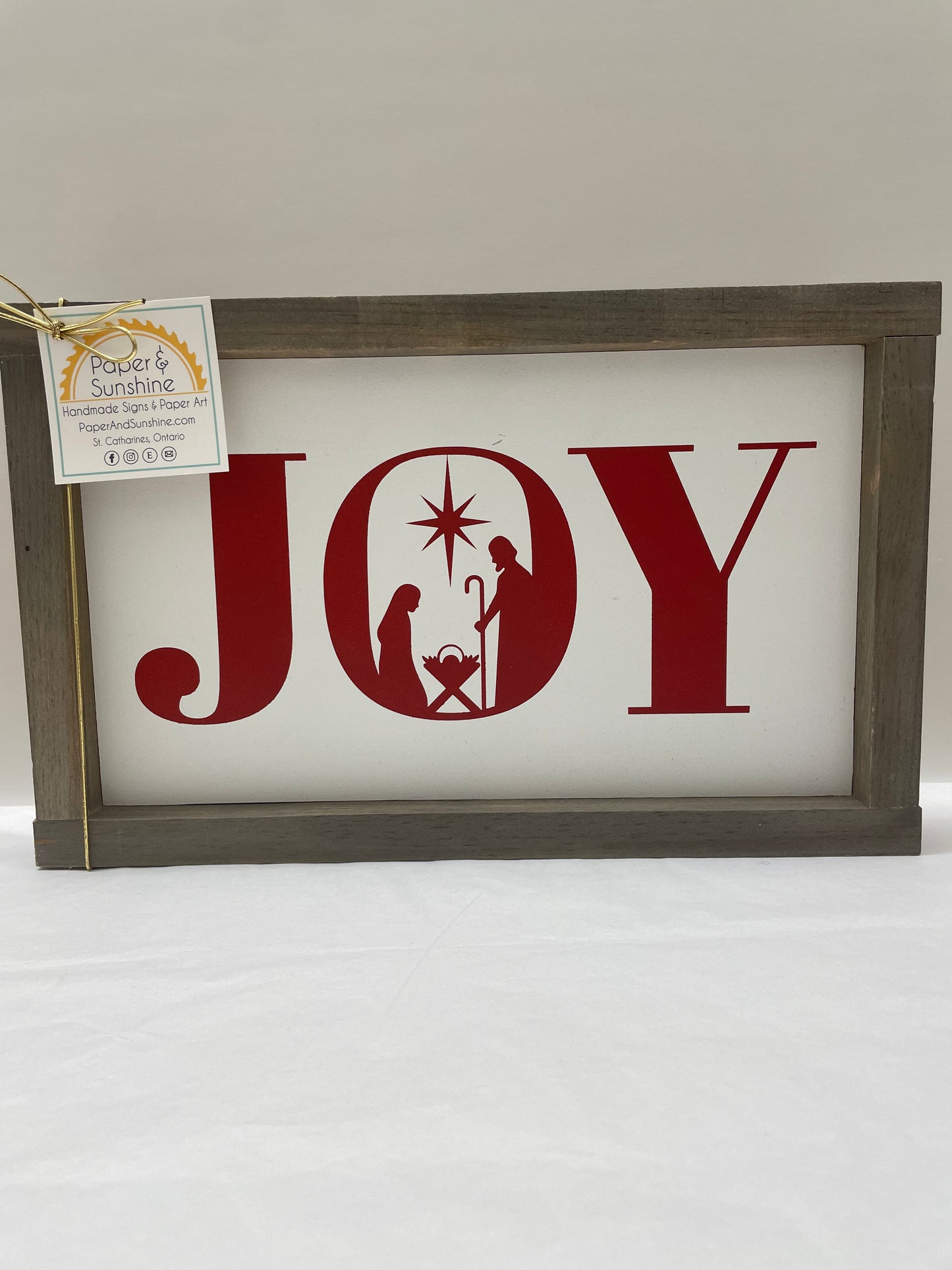 Christmas - Paper & Sunshine- Wooden Signs