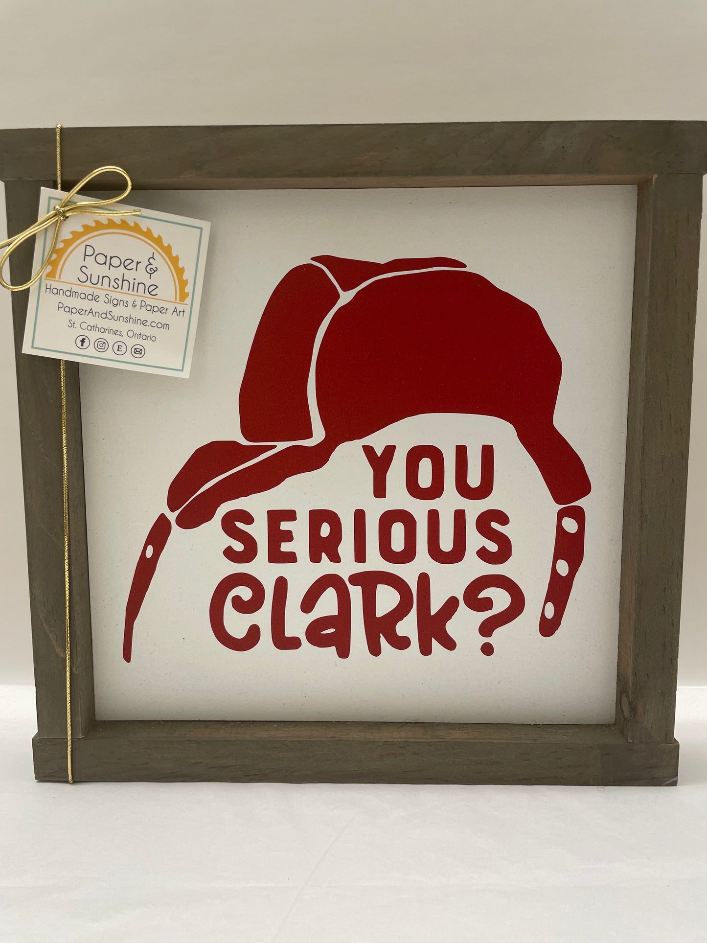 Christmas - Paper & Sunshine- Wooden Signs