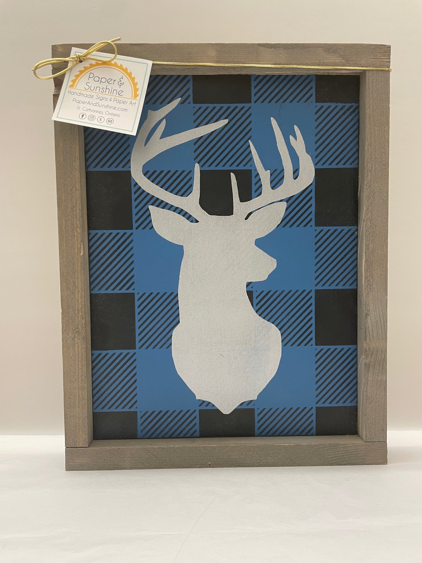 Christmas - Paper & Sunshine- Wooden Signs