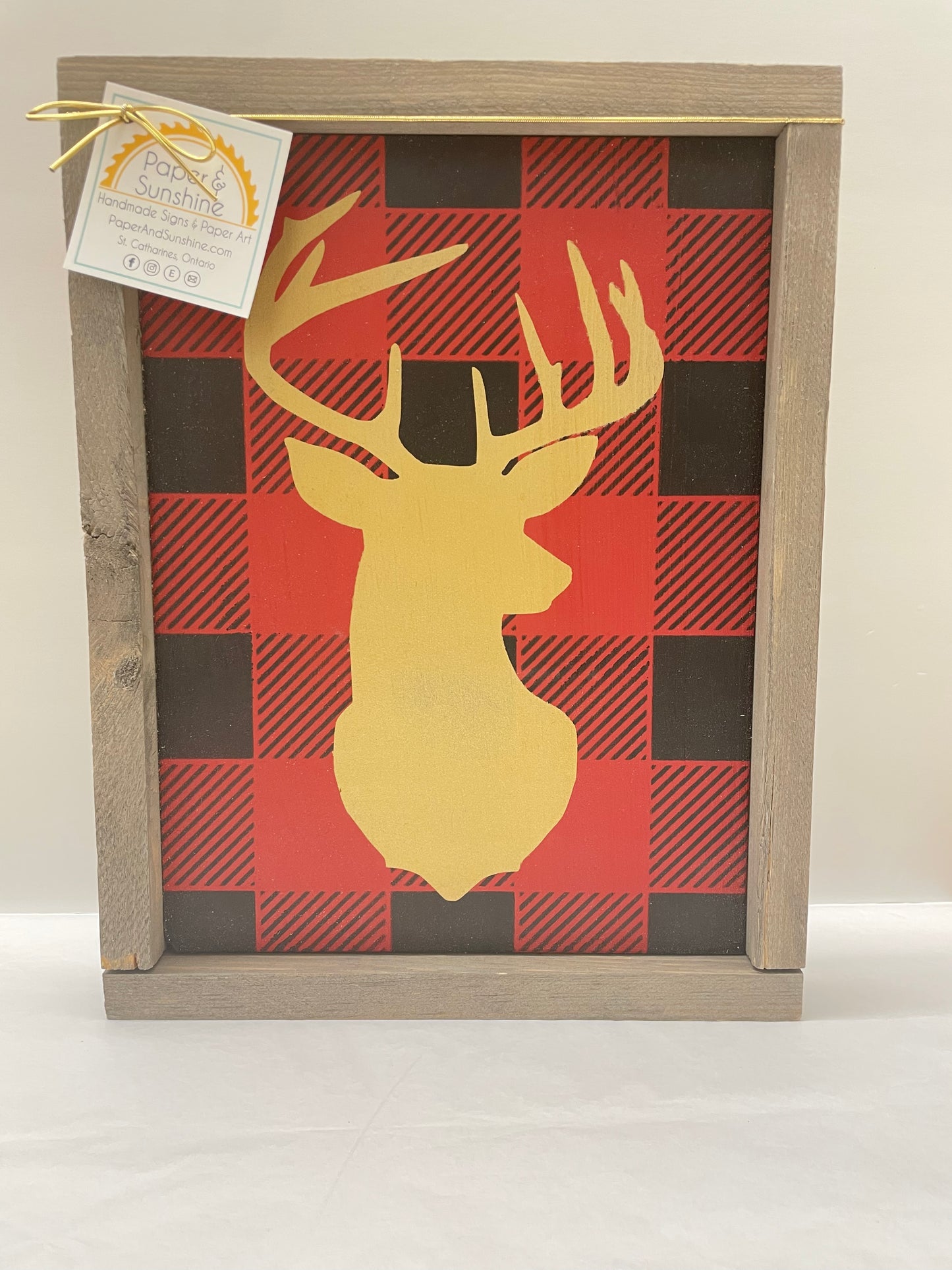 Christmas - Paper & Sunshine- Wooden Signs
