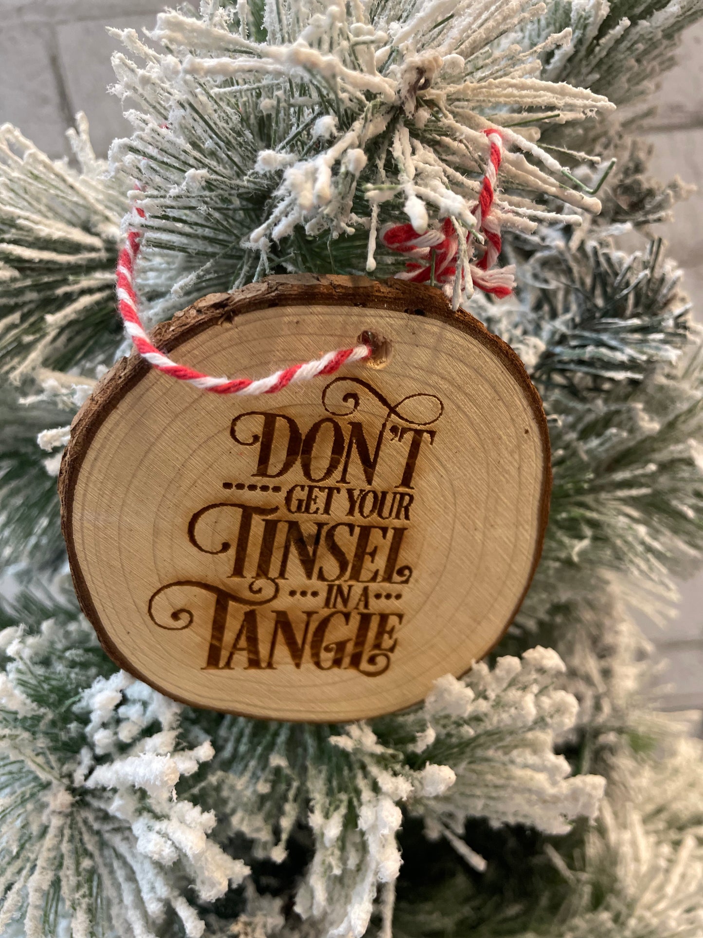 Burnt Vibes Christmas Ornaments