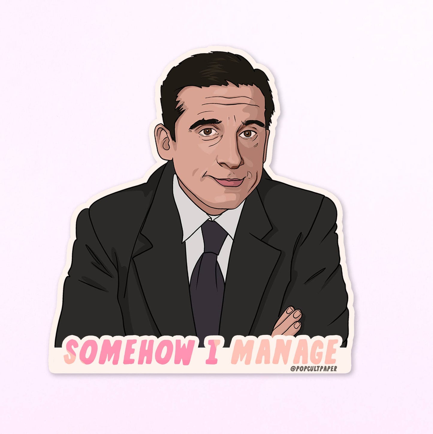 Pop Cult Paper - Funny Laptop Sticker - The Office Vinyl Sticker