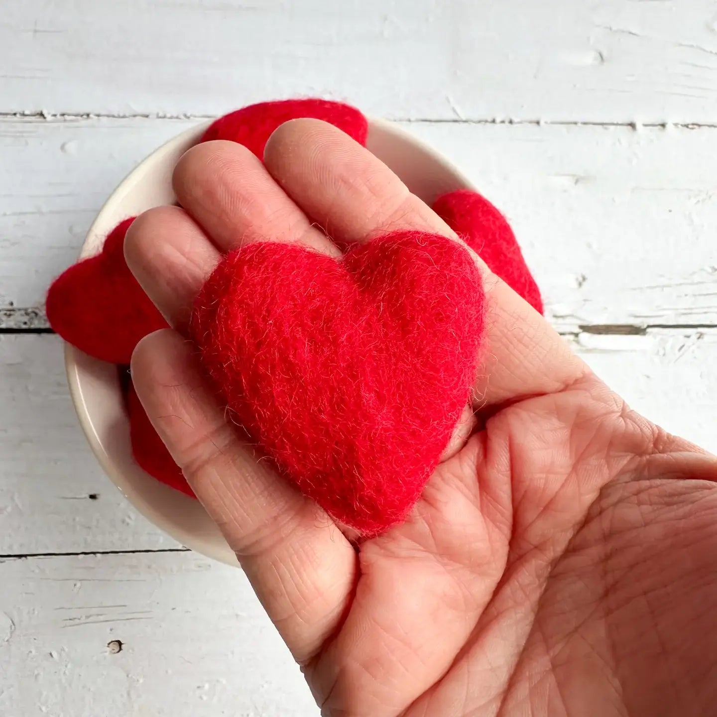 Sewing Seeds Play - One Red Felt Heart