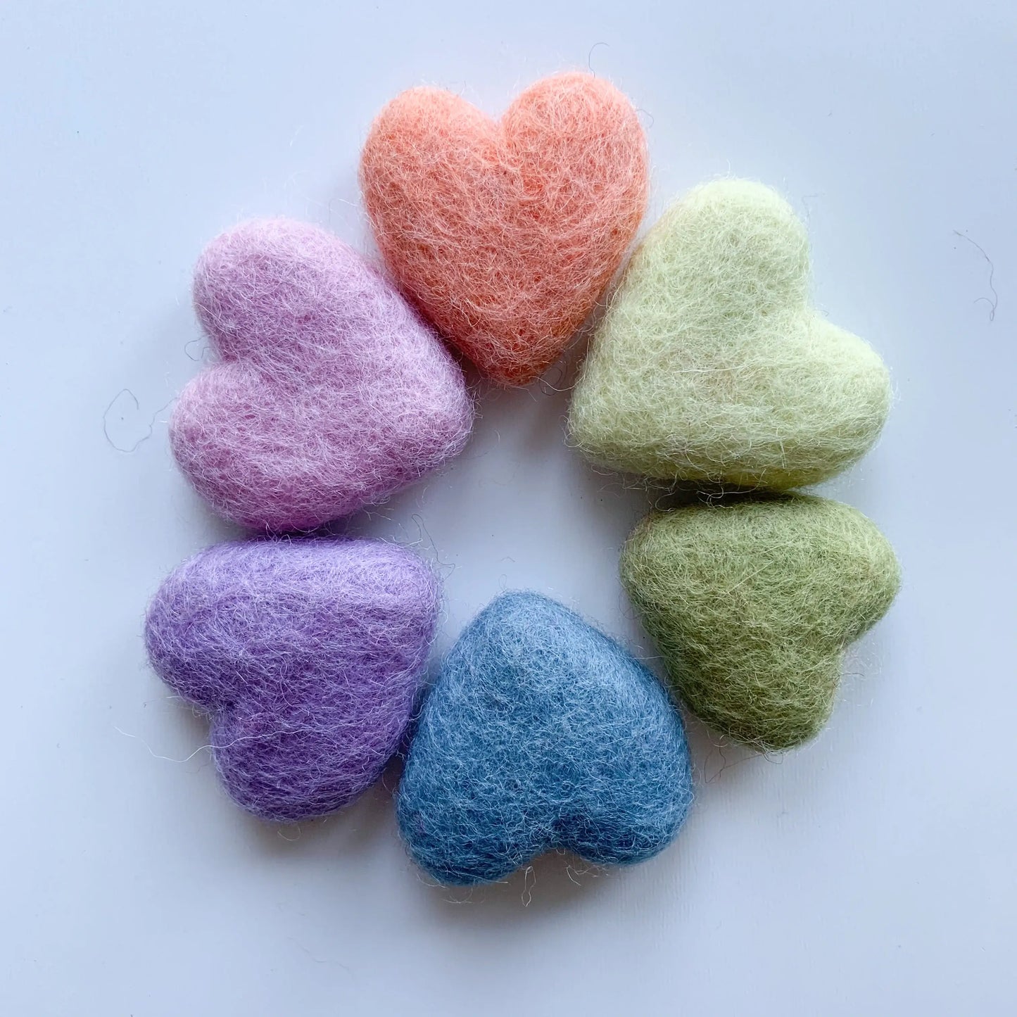 Sewing Seeds Play - Pastel Rainbow Felt Heart