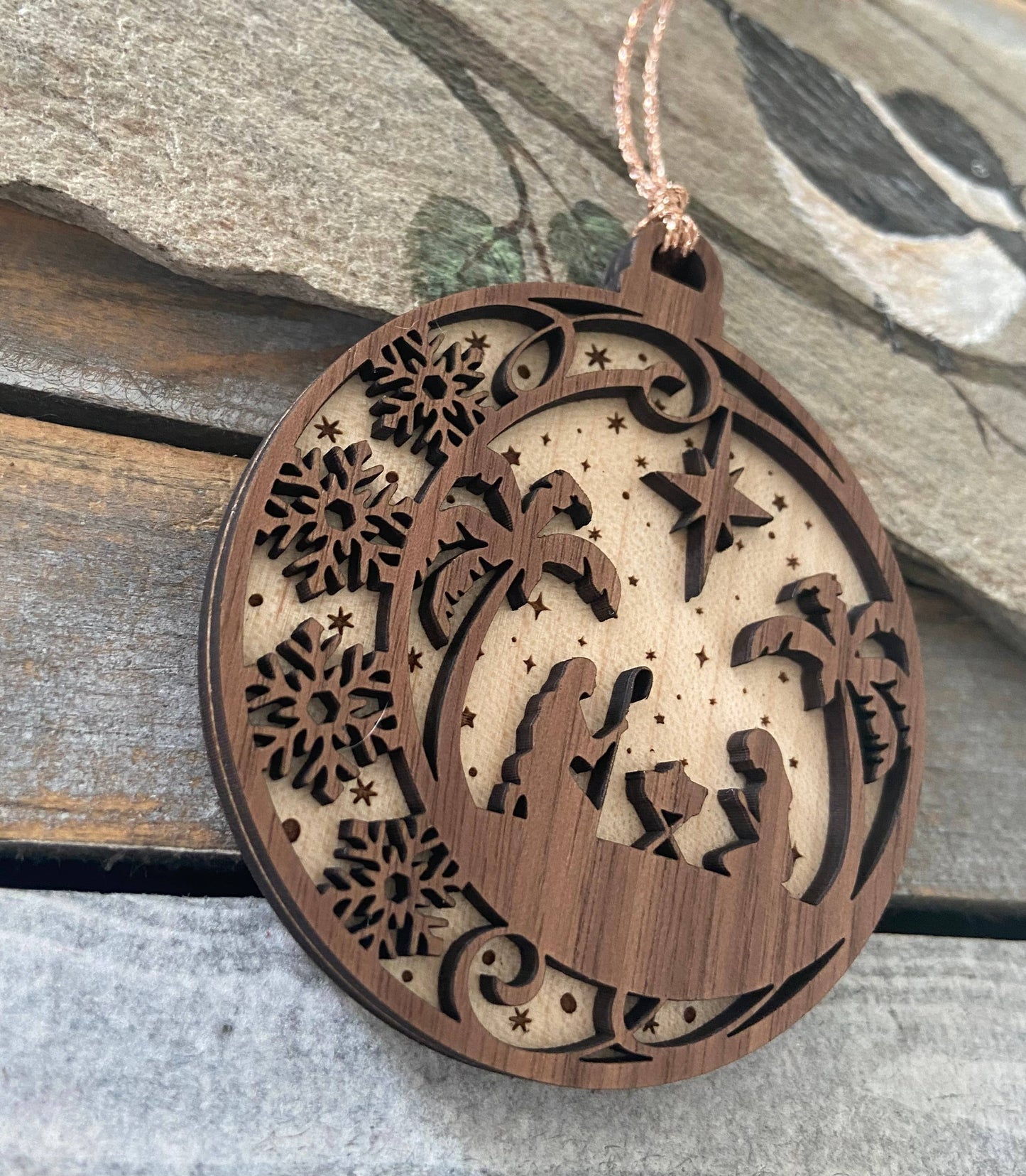 Chickadee Creations - Nativity Ornament