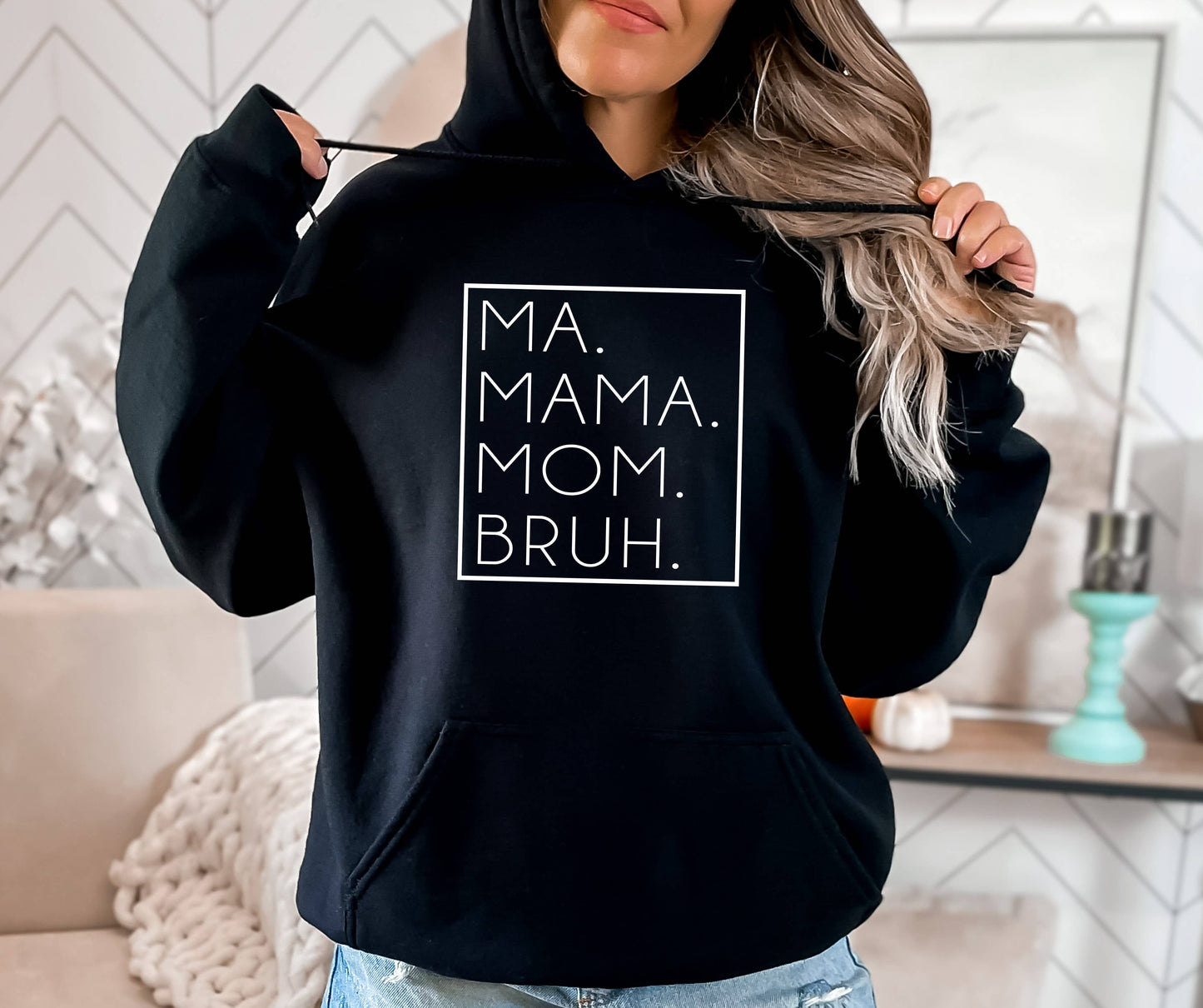 Oakbury Designs - Ma. Mama. Mom. BRUH.: Black / Unisex