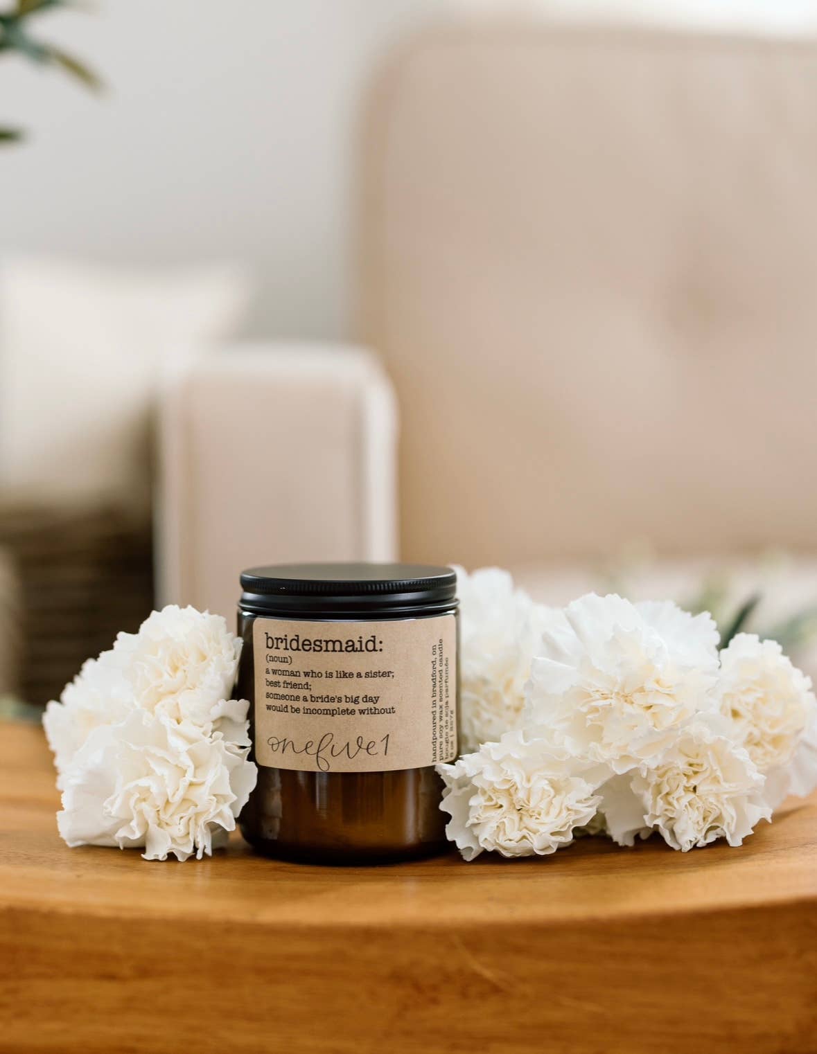onefive1 - Bridesmaid definition soy candle