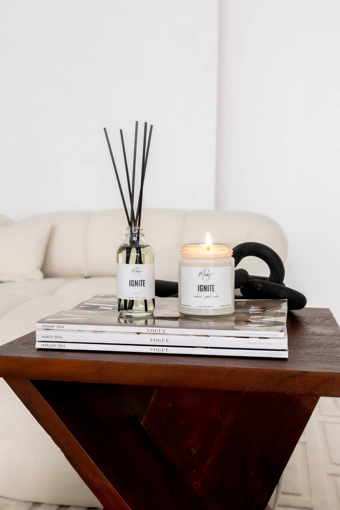 Market Candle Company - IGNITE DIFFUSER REEDS: STANDARD LABEL