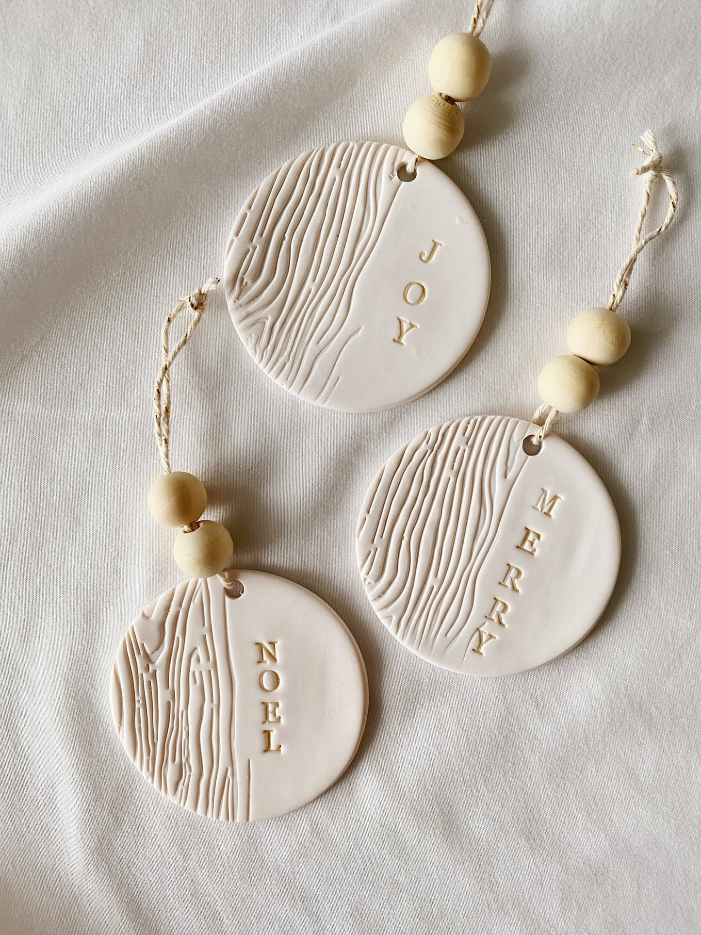 Hand Made Polymer Clay Tree Ornaments