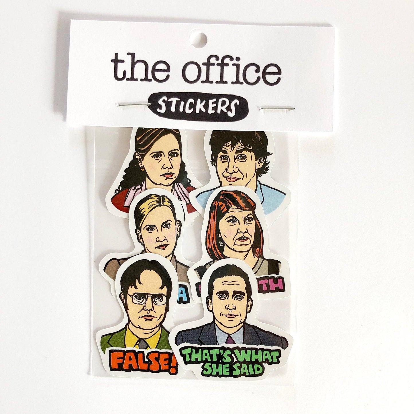 Design Corner - The Office Die Cut Stickers 6 Pack