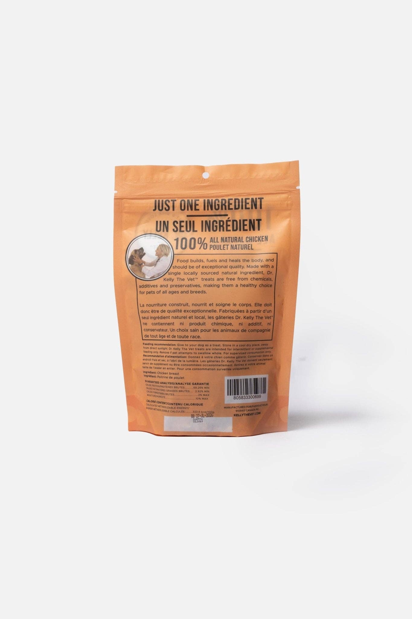 Silver Paw - Dr. Kelly The Vet 100% Natural Dog Treats - Chicken: 100g / 3.53 oz