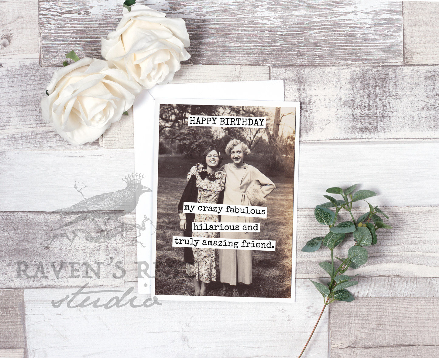 Raven's Rest Studio - HAPPY BIRTHDAY My Crazy Fabulous Hilarious And Truly Amazing