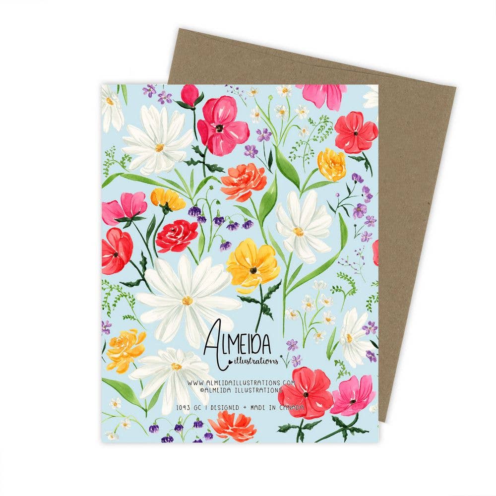 Almeida Illustrations - Wildflowers | Boxed Set of 6 Greeting Cards