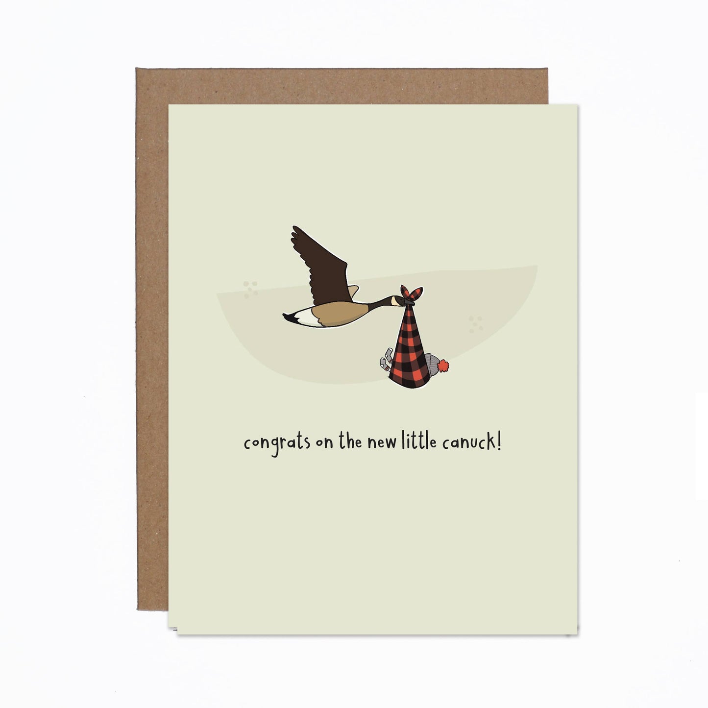 carolyndraws - New Baby Little Canadian Card