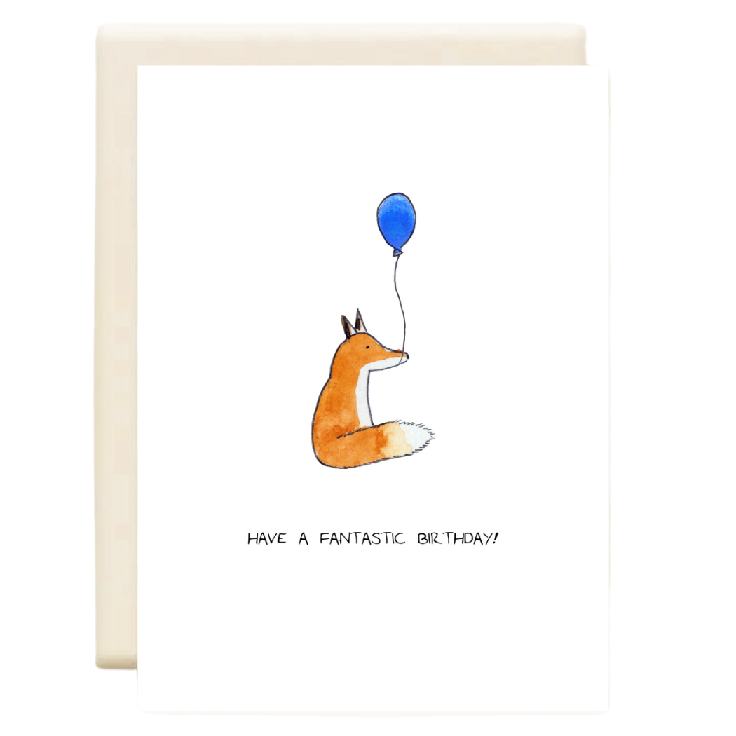 Inkwell Cards - Fantastic Fox Bday | Birthday Greeting Card