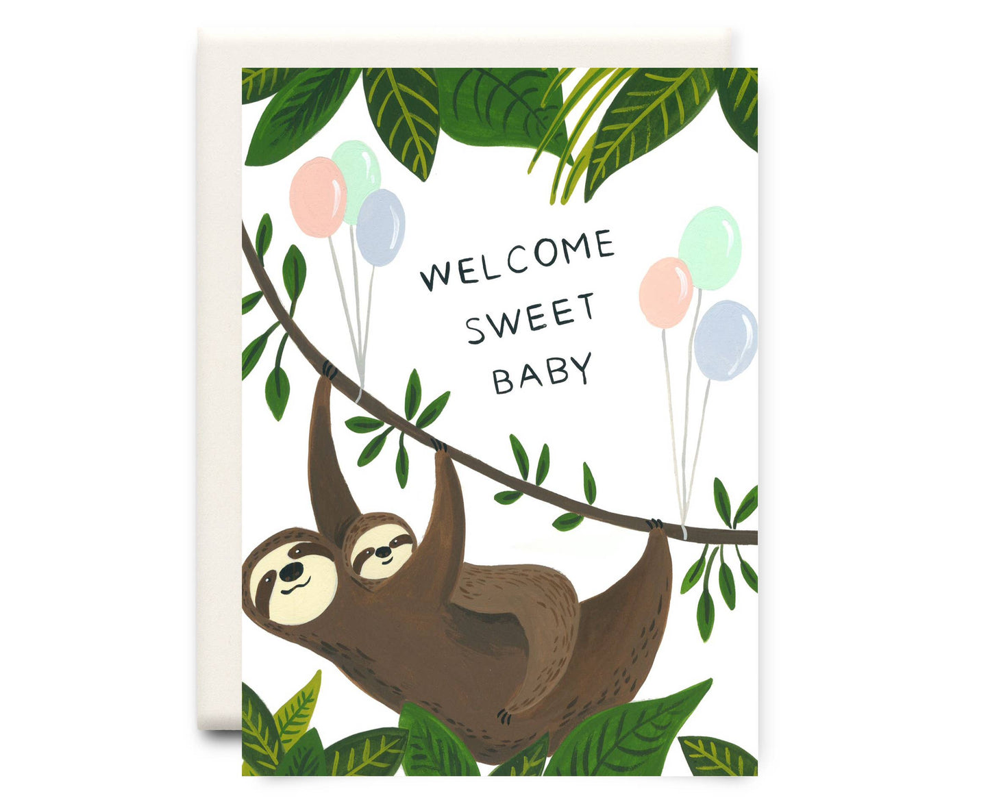 Inkwell Cards - Welcome Sweet Baby | Baby Greeting Card